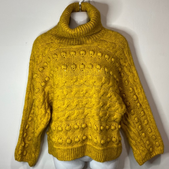 Cable Knit Roll Neck Jumper - Picture 3 of 7
